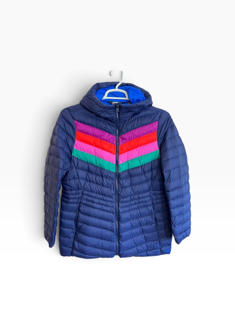 Lands End Down Puffer Jacket Womens Size Large